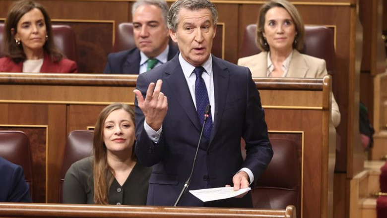 Archivo - El presidente del Partido Popular, Alberto Núñez Feijóo, interviene durante una sesión de control al Gobierno, en el Congreso de los Diputados, a 26 de noviembre de 2025, en Madrid (España). | Eduardo Parra - Europa Press - Archivo ep archivo el presidente del partido popular alberto nunez feijoo interviene durante una sesion de