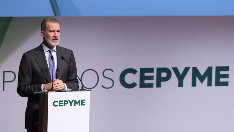 ep archivo el rey felipe vi durante un acto de cepyme celebrado en enero de este ano ep archivo el rey felipe vi durante un acto de cepyme celebrado en enero de este ano