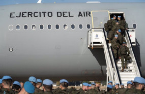 ep archivo   los militares que componen la segunda rotacion de la brigada libano xlii brilib xlii se