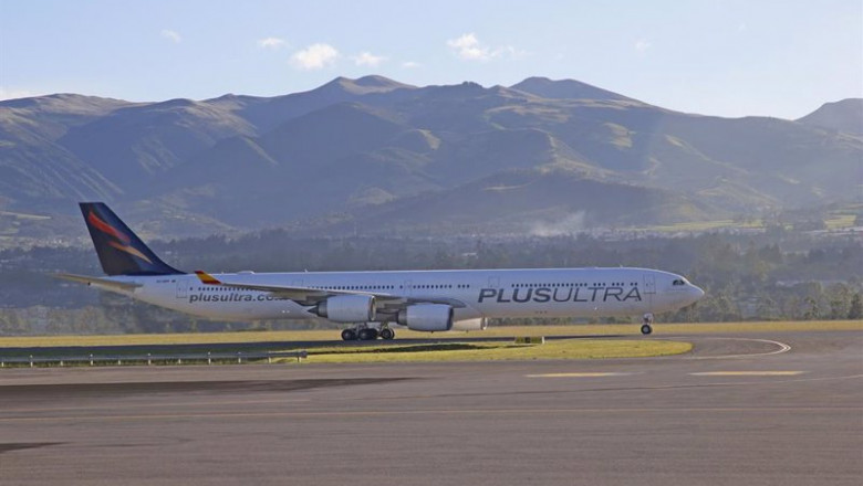Archivo - Plus Ultra Líneas Aéreas celebra la ayuda de 53 millones aprobada por el Gobierno | PLUS ULTRA LÍNEAS AÉREAS - Archivo ep archivo - plus ultra lineas aereas celebra la ayuda de 53 millones aprobada por el gobierno