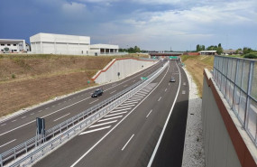 ep archivo   quinto tramo de la autopista pedemontana veneta italia puesto en marcha por sacyr y