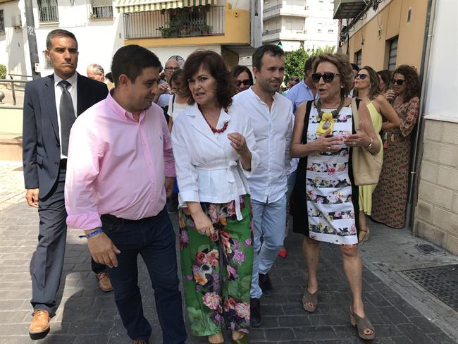 Carmen Calvo, durante su visita a la Judería | PSOE ep carmen calvo durantevisitala juderia