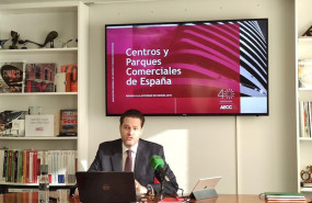 ep eduardo ceballos presidente de la asociacion espanola de centros comerciales en la presentacion