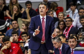ep el entrenador del casademont zaragoza porfi fisac durante un partido