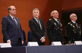 ep el ministro del interior fernando grande-marlaska en la jura de nuevos comisarios con el director