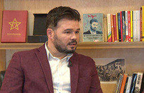 ep el portavoz de erc en el congreso de los diputados gabriel rufian durante una entrevista con