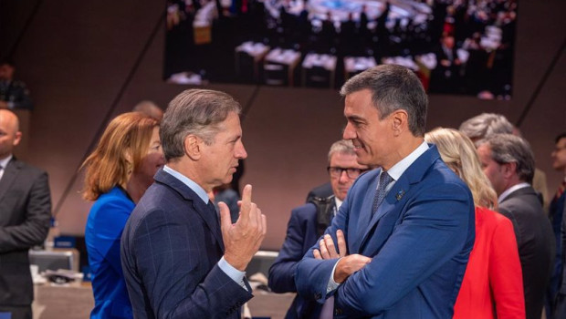 ep el presidente del gobierno pedro sanchez d participa en la ultima jornada de la cumbre de la otan