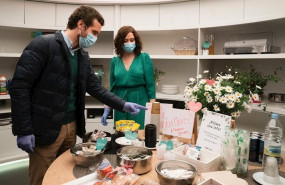ep el presidente del pp pablo casado visita con la presidenta de la comunidad de madrid isabel diaz