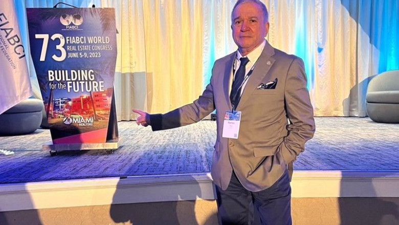 El próximo presidente mundial de Fiabci y ex presidente de la organización en España, Ramón Riera en el 73º Congreso Mundial de Fiabci celebrado en Miami, EEUU. | FIABCI ep el proximo presidente mundial de fiabci y ex presidente de la organizacion en espana ramon riera