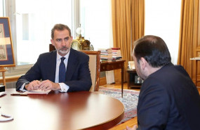 ep el rey felipe vi se reune con el ministro de fomento jose luis abalos
