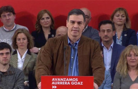 ep el secretario general del psoe y presidente del gobierno pedro sanchez interviene en vitoria en