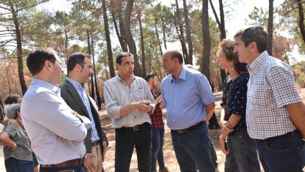 ep el vicepresidente del gobierno regional jose luis martinez guijarro visita la zona afectada por