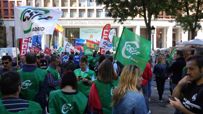 Imagen de archivo de una protesta de funcionarios | Jesús Hellín - Europa Press - Archivo ep imagen de archivo de una protesta de funcionarios