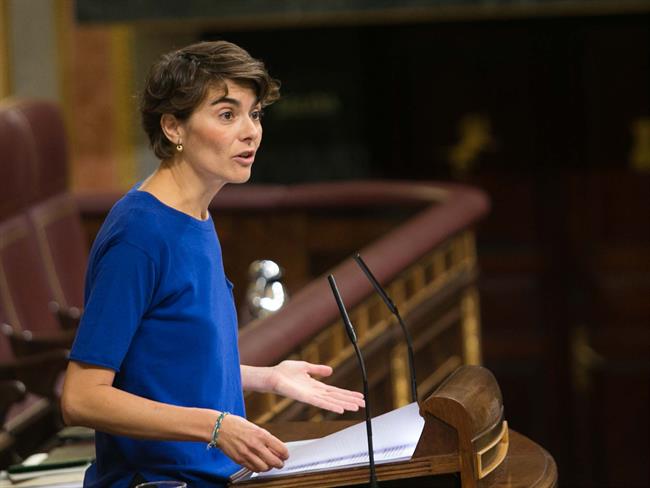 La diputada de Unidos Podemos Rosa Martínez, en el Pleno del Congreso | CONGRESO ep la diputadaunidosrosa martinez enplenocongreso