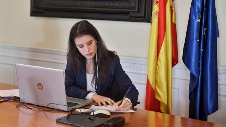 ep la ministra de igualdad irene montero durante la conferencia sectorial celebrada por ep la ministra de igualdad irene montero durante la conferencia sectorial celebrada por