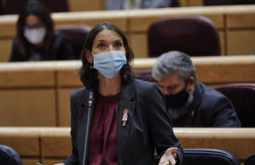 ep la ministra de industria comercio y turismo reyes maroto durante una sesion de control al