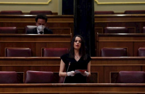 ep la portavoz de ciudadanos ines arrimadas interviene en el pleno del congreso este miercoles donde