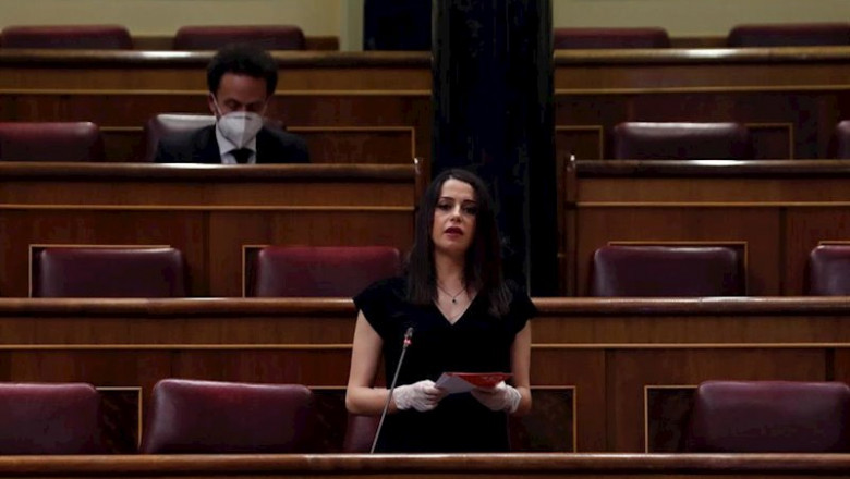 Inés Arrimadas | Pool ep la portavoz de ciudadanos ines arrimadas interviene en el pleno del congreso este miercoles donde