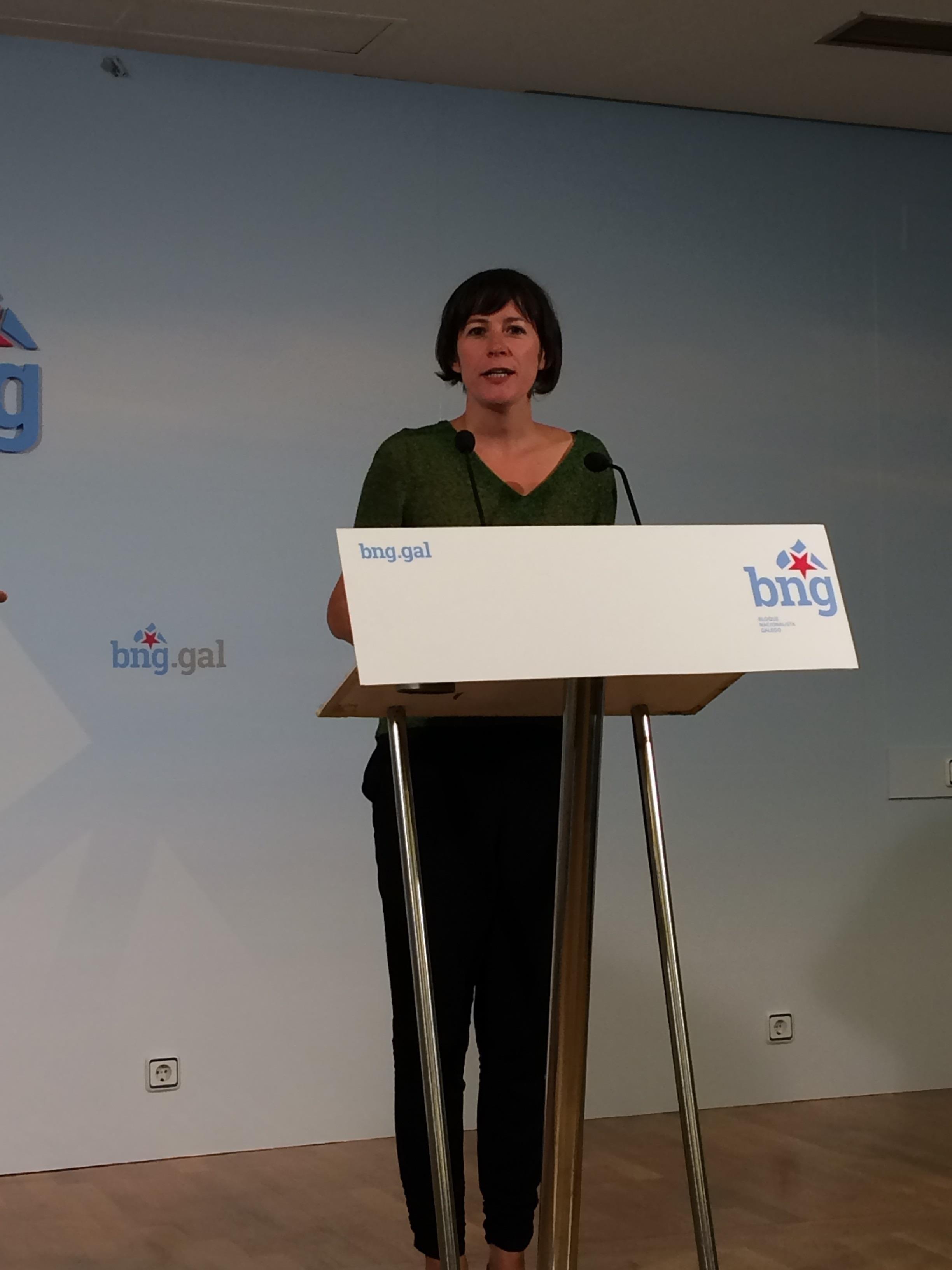 La portavoz nacional del BNG, Ana Pontón, en rueda de prensa | EUROPA PRESS ep la portavoz nacionalbng ana ponton en ruedaprensa