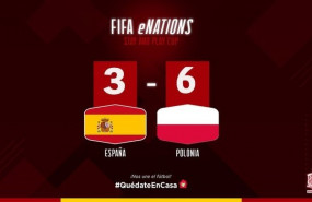 ep la seleccion espanola de efootball cae ante polonia en el amistoso al fifa 20