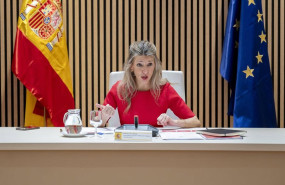 ep la vicepresidenta segunda y ministra de trabajo y economia social yolanda diaz se reune con los