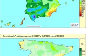 ep las lluvias acumuladasoctubre conservan15 de superavitvalo