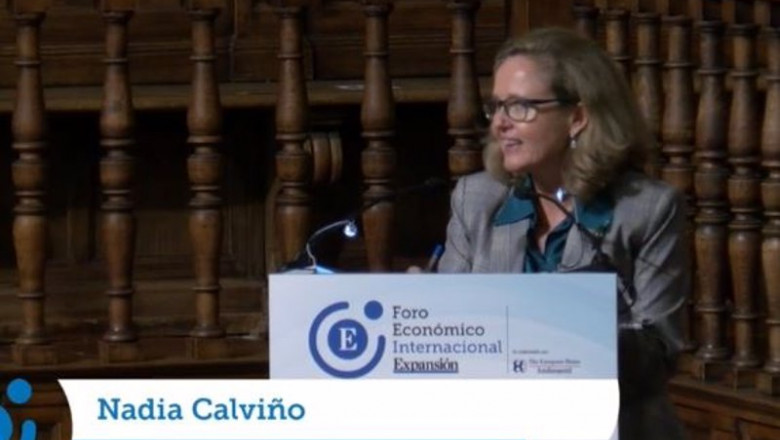 ep nadia calvino interviene en el foro expansion internacional ep nadia calvino interviene en el foro expansion internacional