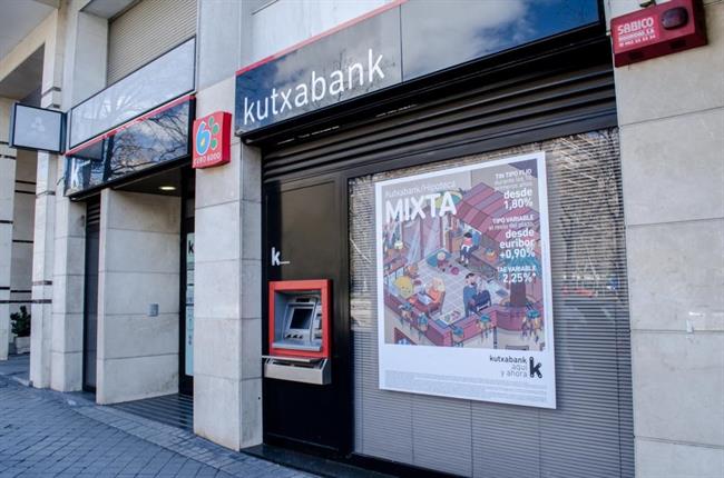 Sucursal de Kutxabank. | Europa Press - Archivo ep sucursal banco kutxabank foto archivo