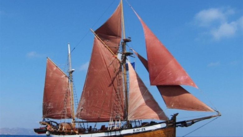 Velero científico Toftevaag de la organización Save the Med | ECOEMBES ep velero cientifico toftevaag de la organizacion save the med