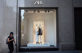 ep vista de un escaparate de la tienda de zara a 5 de junio de 2024 en madrid espana