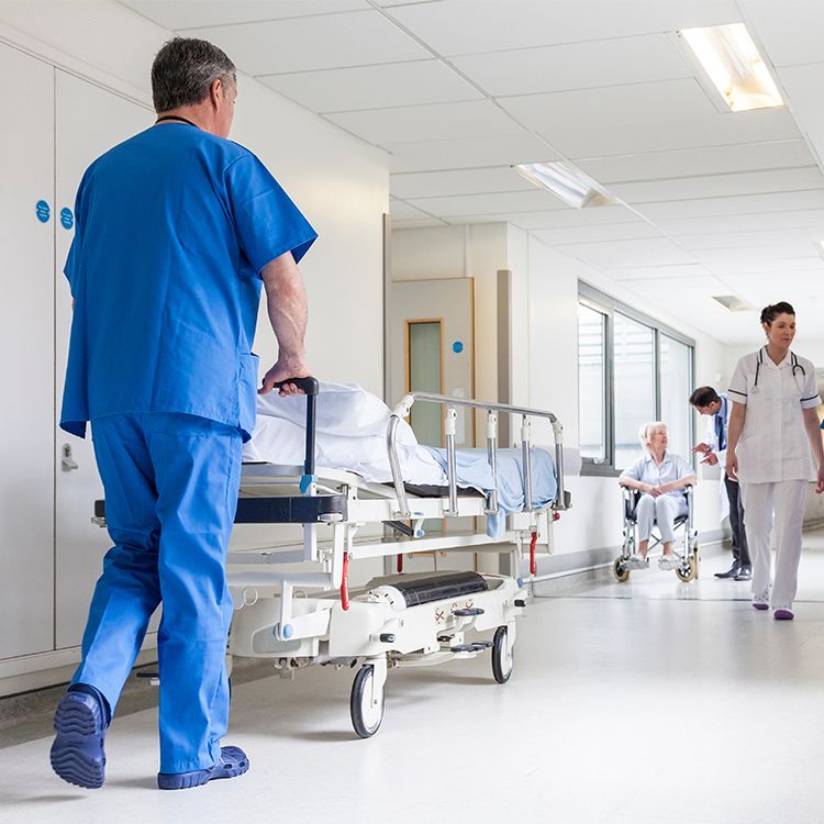 cognizant hospital corridor