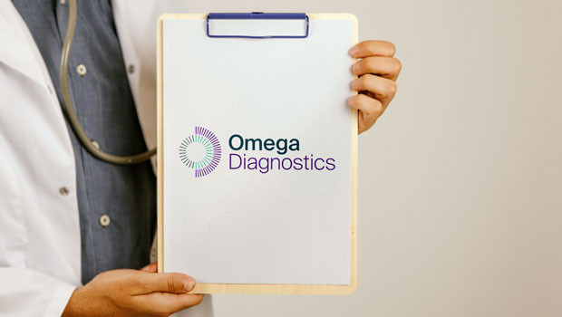 dl omega diagnostics plc objetivo cuidado de la salud servicios y equipos médicos logotipo de equipos médicos