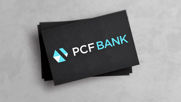 dl pcf group aim pcf bank banking financial services logo