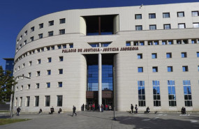 ep archivo   el palacio de justicia de pamplona navarra