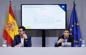 ep archivo   el secretario de estado de empleo y economia social joaquin perez rey i y el de