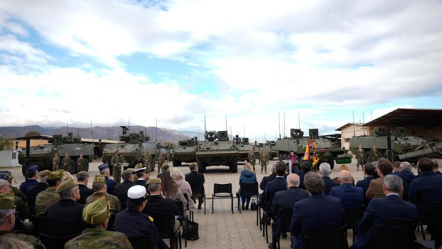 ep archivo   la ministra de defensa margarita robles interviene en el acto entrega de los primeros