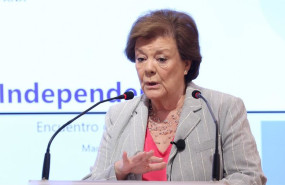 ep archivo   la presidenta del tribunal de cuentas enriqueta chicano javega durante el encuentro de