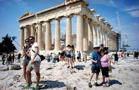 ep archivo   turistas en grecia