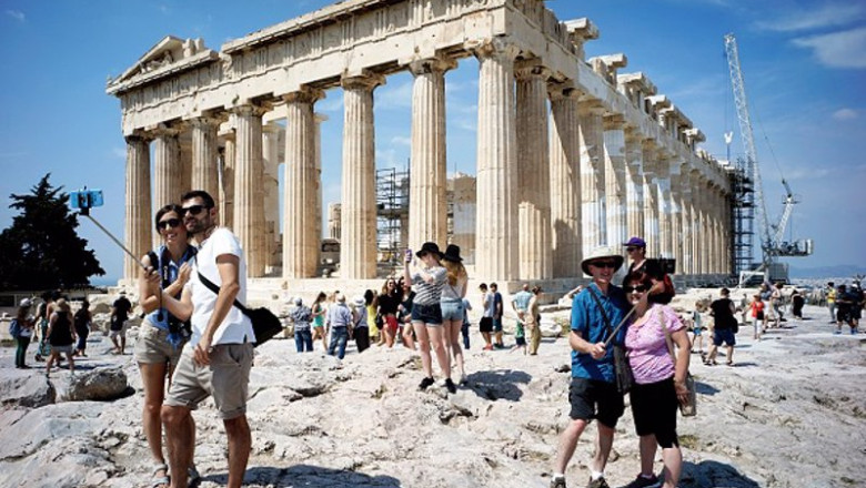 ep archivo turistas en grecia ep archivo turistas en grecia