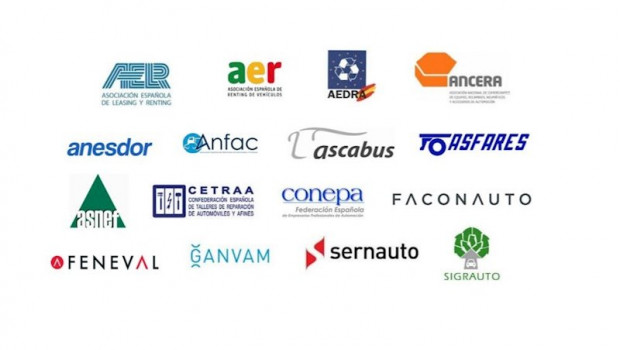 ep asociaciones del sector de la automocion firmantes de la carta al gobierno