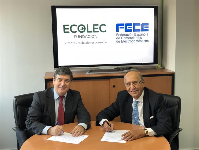 ECOLEC y FECE firman un protocolo para la RAEE | ECOLEC/FECE ep ecolecfece firmanprotocolola raee