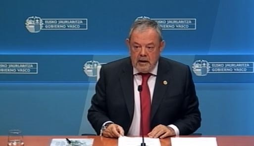 ep el consejero vasco de hacienda y economia pedro azpiazu durante la presentacion del acuerdo