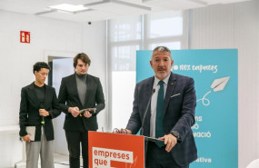 ep el conseller de empresa y trabajo de la generalitat miquel smper en una jornada organizada por la