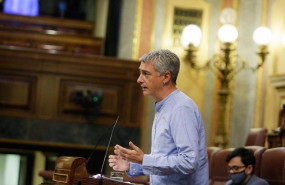 ep el diputado de eh-bildu oskar matute en el pleno del congreso