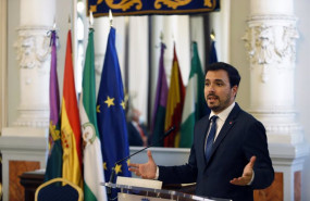 ep el ministro de consumo alberto garzon interviene en un acto junto malaga