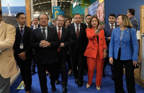 ep el ministro luis planas junto a la conselleira do mar marta villaverde y otras autoridades visita