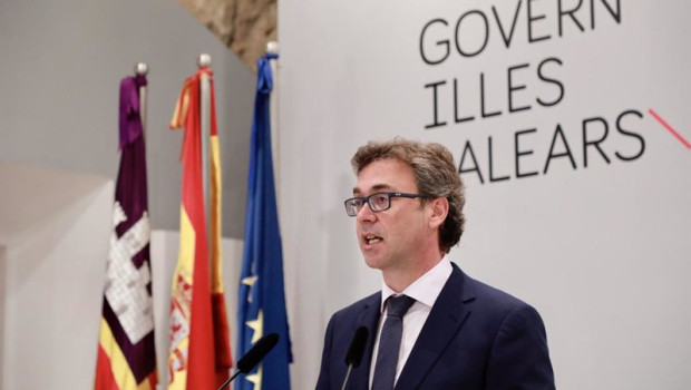 ep el portavoz del govern antoni costa en rueda de prensa despues del consell de govern