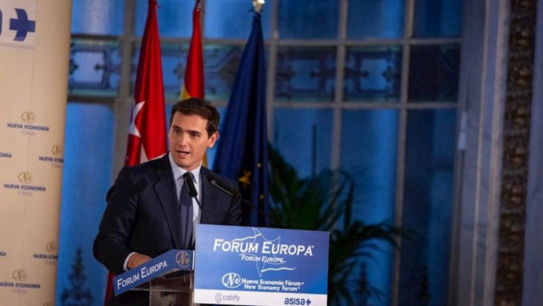 ep el presidente de ciudadanos albert rivera en un desayuno informativo de nueva economia forum en