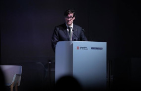 ep el presidente de la generalitat salvador illa durante la jornada catalunya intelligent ia per