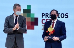 ep el rey felipe vi y javier sanchez-prieto presidente de iberia
